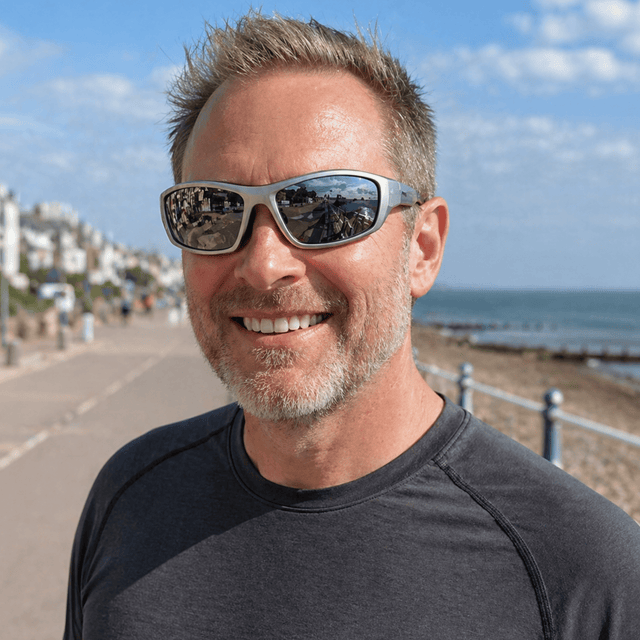 Originals | Silver & Black Sunglasses with Silver Standard Lenses with foam insert, image 7.