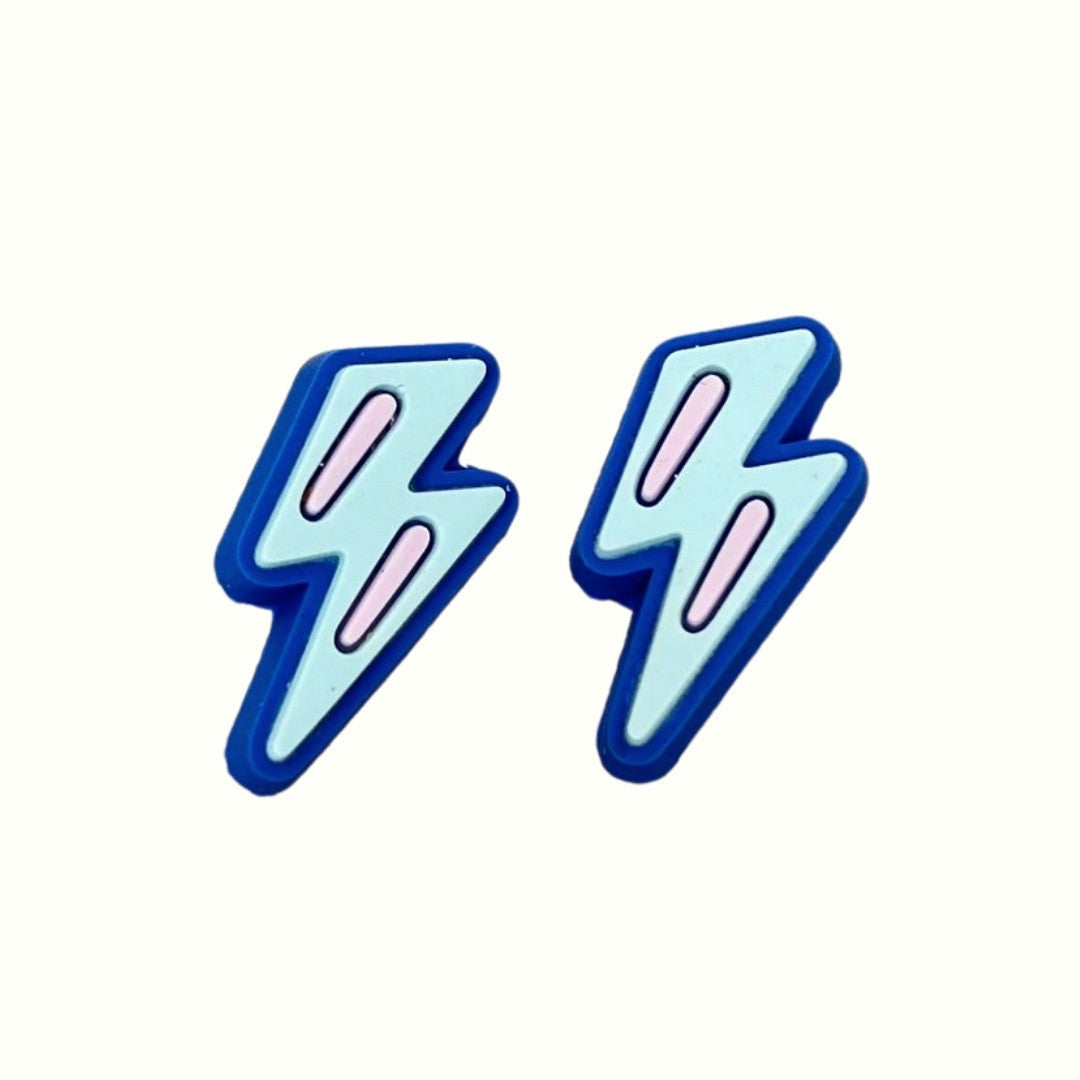 Lightning Bolt Charms | x1 Pair | 3+ Yrs