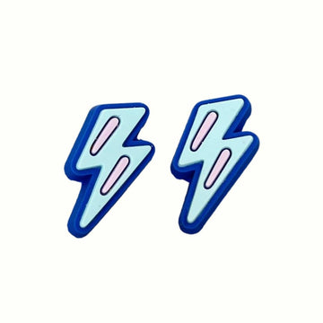 Lightning Bolt Charms | x1 Pair | 3+ Yrs, image 1.
