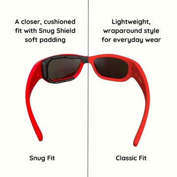 Red Toddler Sunglasses with REVO Lens, Classic Fit, Ages 1-2, image 5.