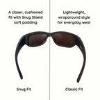 Black Charcoal Kids Sunglasses with REVO Lens, Snug Fit, Ages 3-5, image 6.