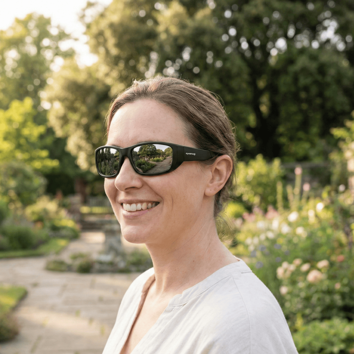 Originals | Black Sunglasses with Silver Polarized Lenses with foam insert, image 5.