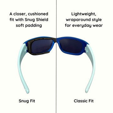 Ocean Blue Kids Sunglasses with Signature Lens, Snug Fit, Ages 3-5, image 4.