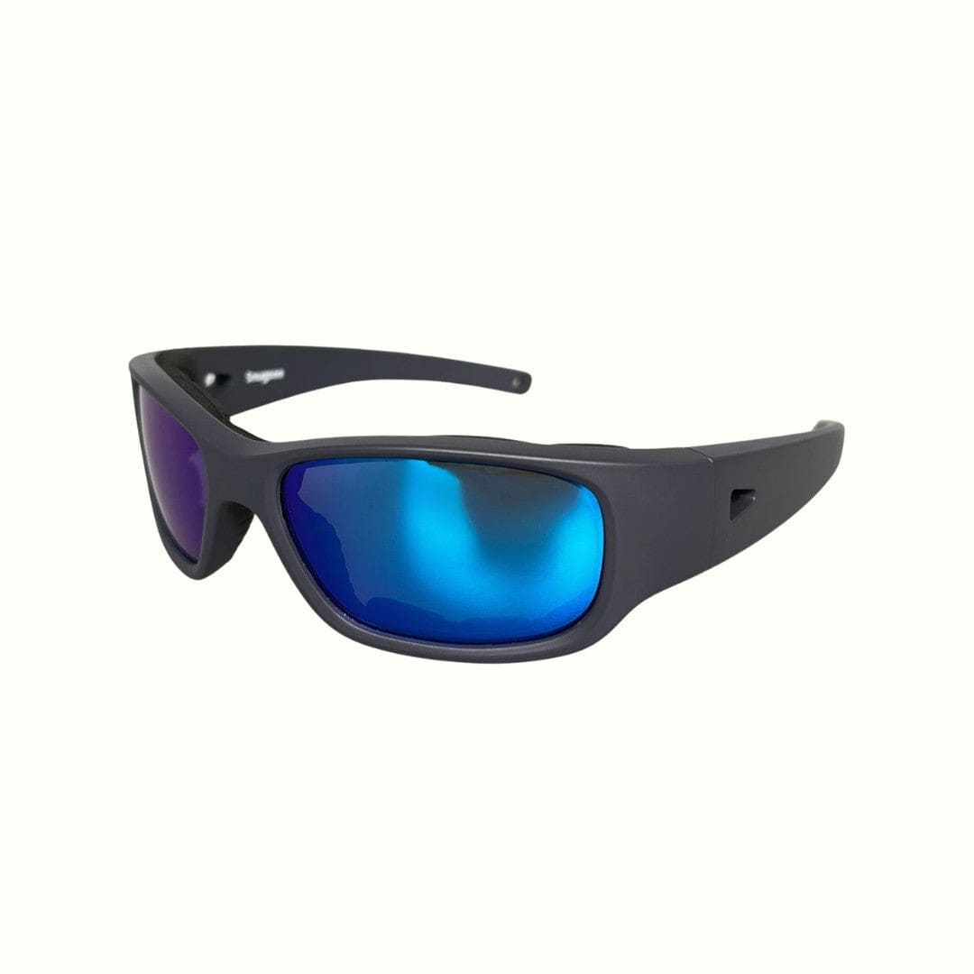 Black Charcoal Kids Sunglasses with REVO Lens, Snug Fit, Ages 3-5, image 4.