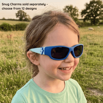 Ocean Blue Kids Sunglasses with Signature Lens, Snug Fit, Ages 3-5, image 2.
