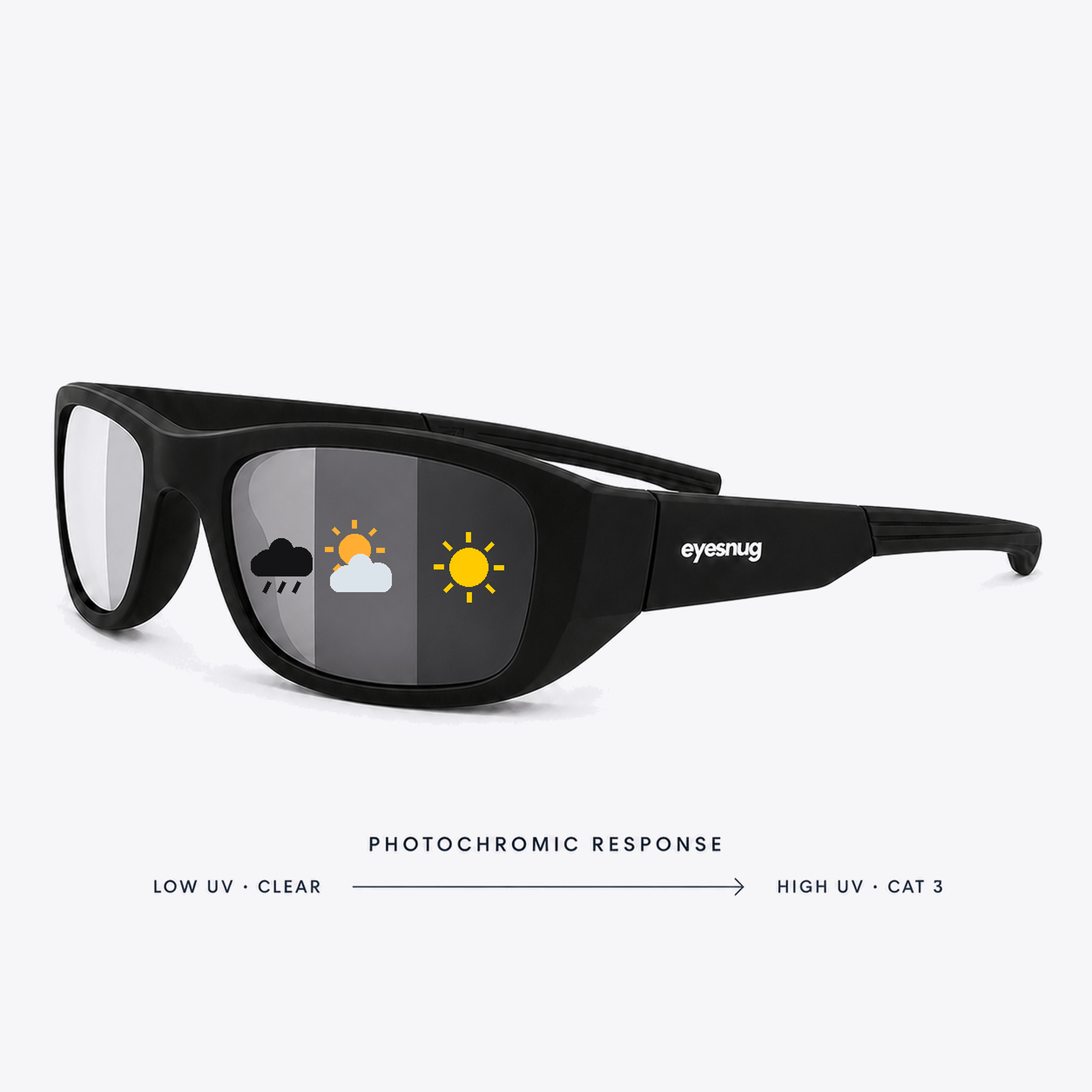 Originals | Black Photochromic Sunglasses with Clear-to-Black Lenses