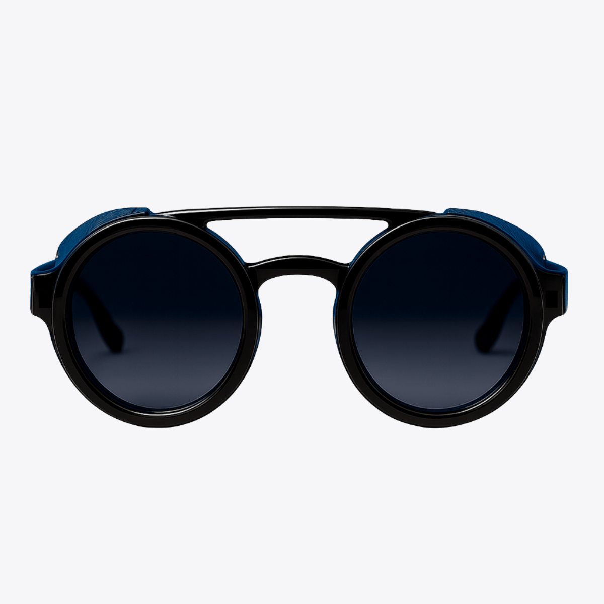 Explorer | Black & Navy Sunglasses with Tinted Blue Standard Lenses, image 3.