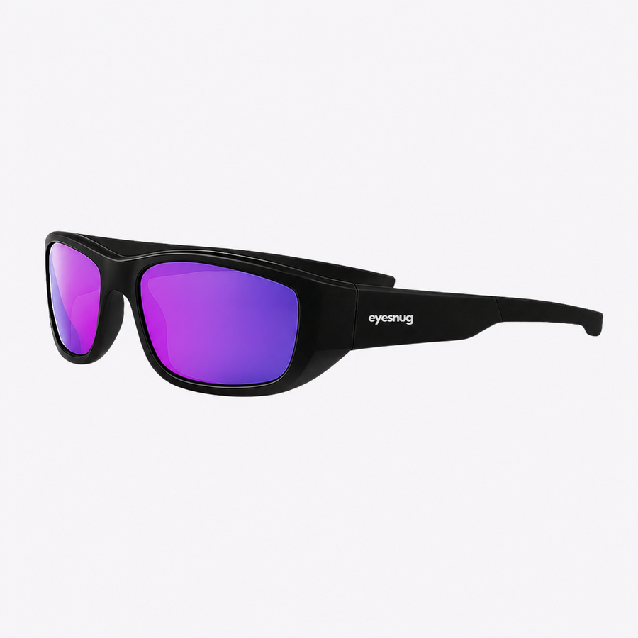 Originals | Black Sunglasses with Purple Polarized Lenses