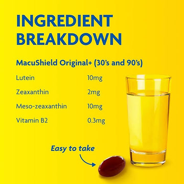 MacuShield Original+ Capsules - 30 Day Pack, image 3.