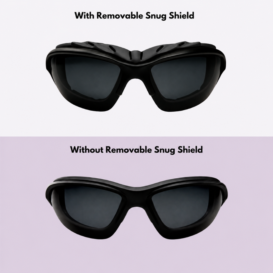 Pursuit | Black Photochromic Sunglasses with Black Lenses