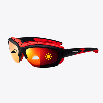 Red/Black frame with Hot Red lens