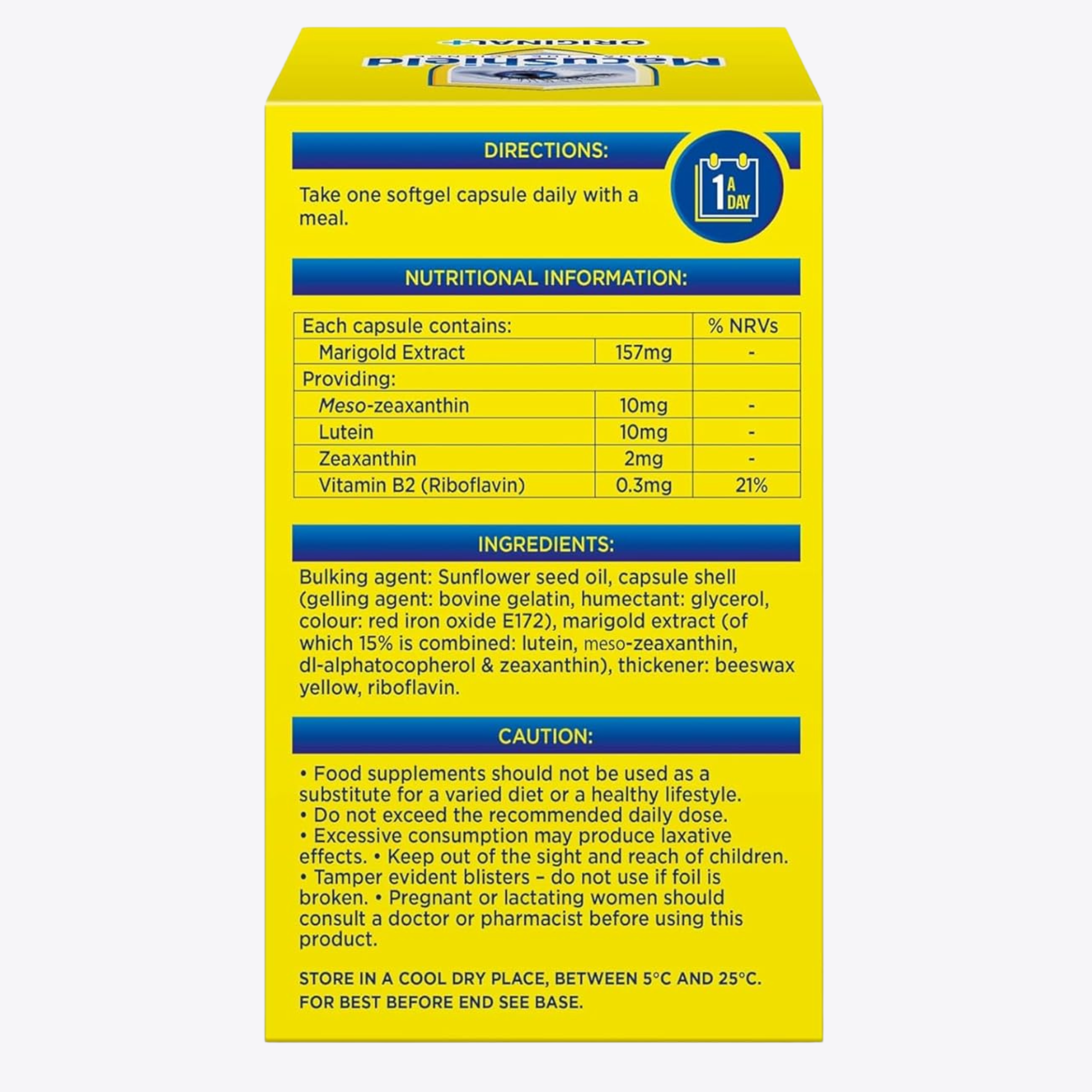 MacuShield Original+ Capsules – 90 Day Pack