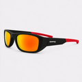 Originals | Black & Red Sunglasses with Fire Standard Lenses