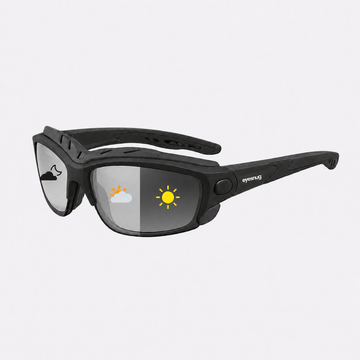 Pursuit | Black Photochromic Sunglasses with Black Lenses